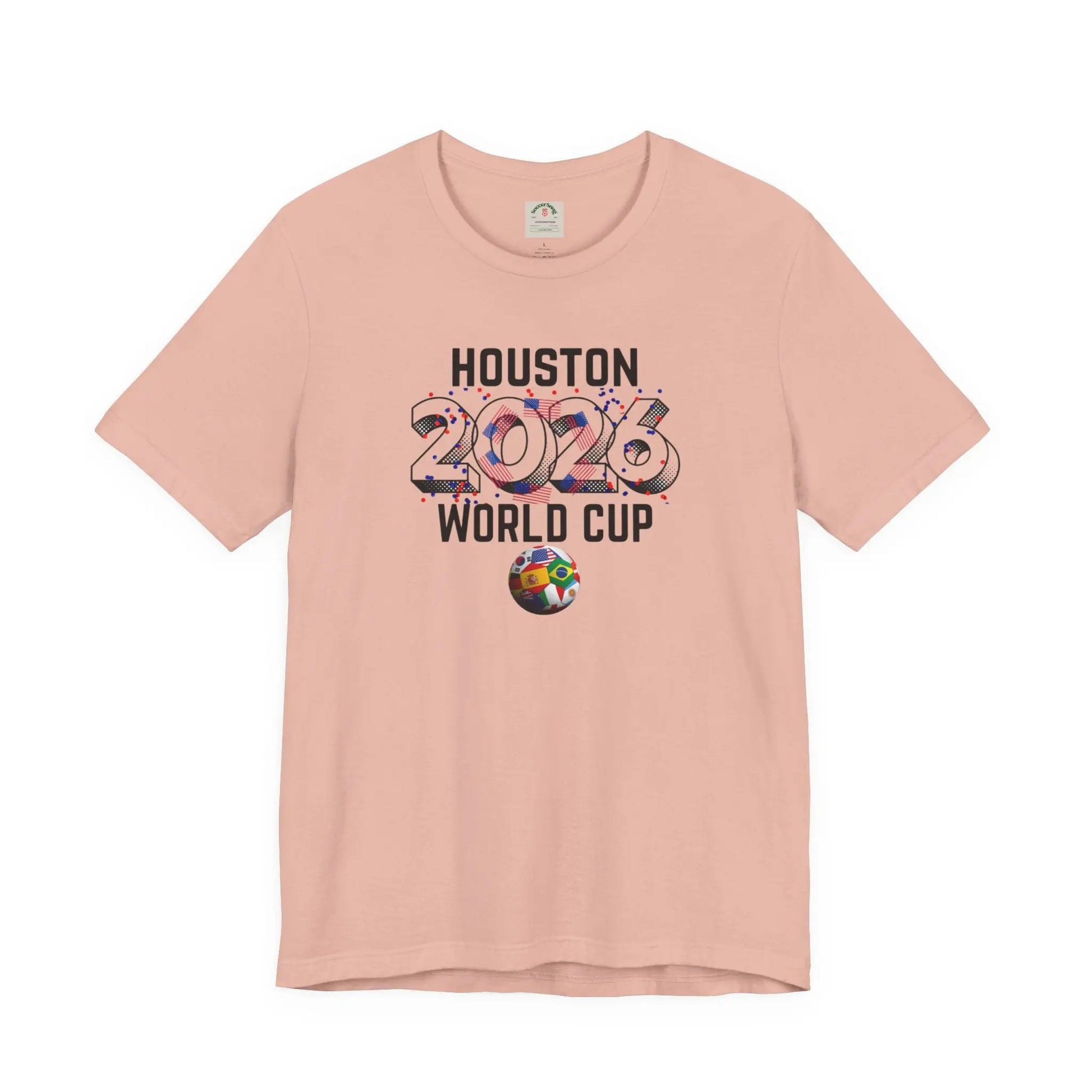 Houston World Cup 2026 Host Unisex Cotton Crew Tee by Printify