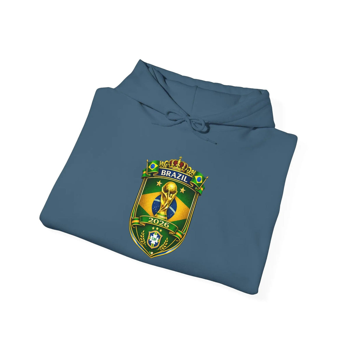 Brazil World Cup 2026 Hooded Sweatshirt by Printify