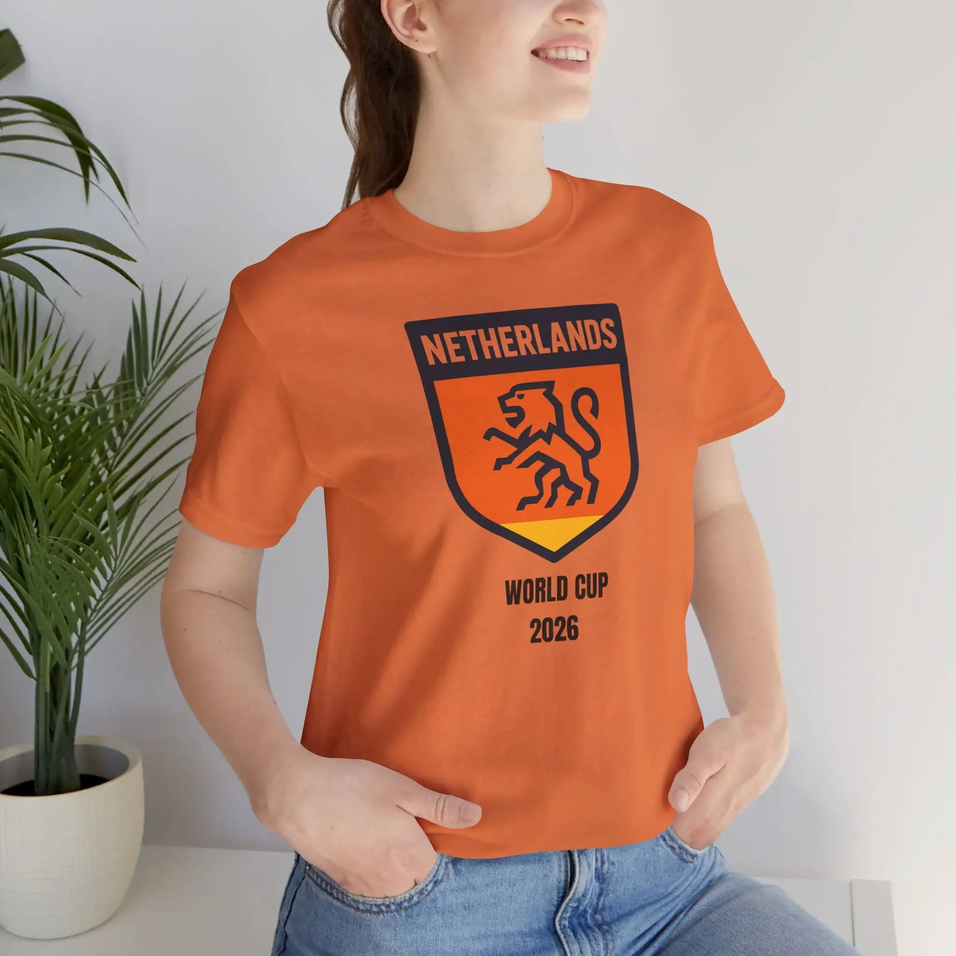 Netherlands World Cup 2026 Unisex Cotton Crew Tee by Printify