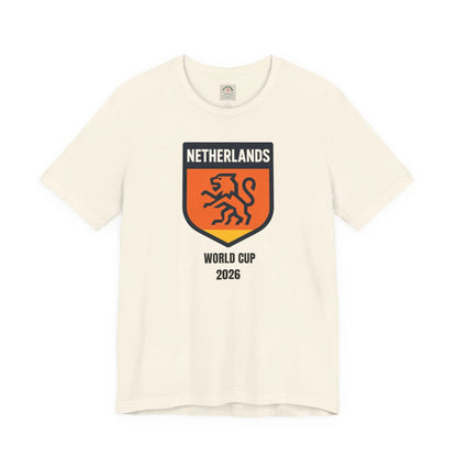 Netherlands World Cup 2026 Unisex Cotton Crew Tee by Printify