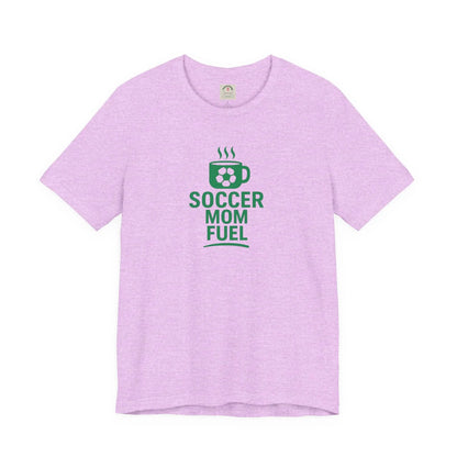 Soccer Mom Fuel T-Shirt — Coffee & Soccer Graphic Tee for Sports Moms by Printify