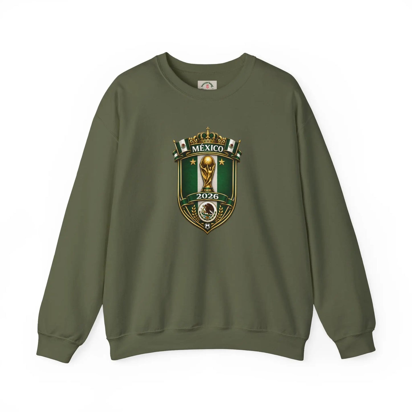 Mexico World Cup 2026 Crewneck Sweatshirt by Printify