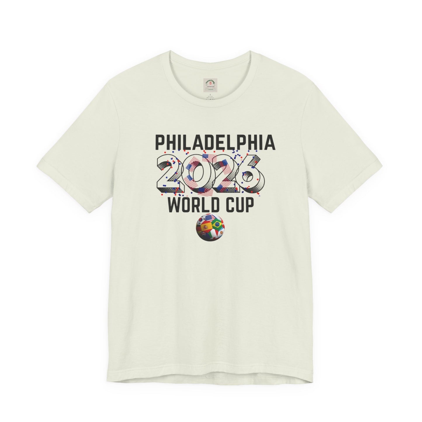 Philadelphia World Cup 2026 Unisex Streetwear Cotton Crew Tee