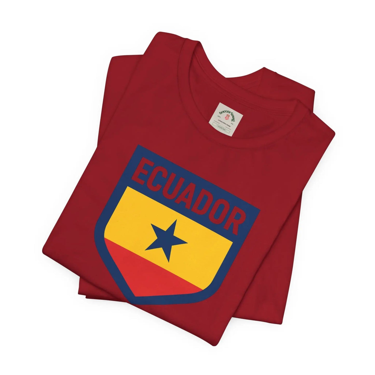 Ecuador World Cup 2026 Unisex Short Sleeve Cotton Tee by Printify