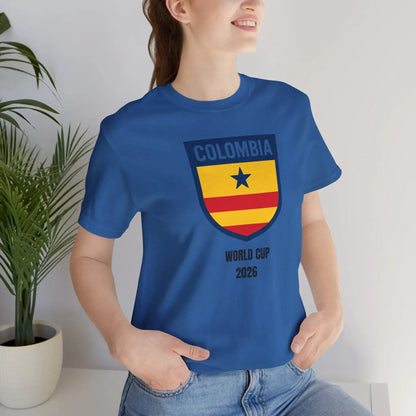 Columbia World Cup 2026 Unisex Cotton Crew Tee by Printify