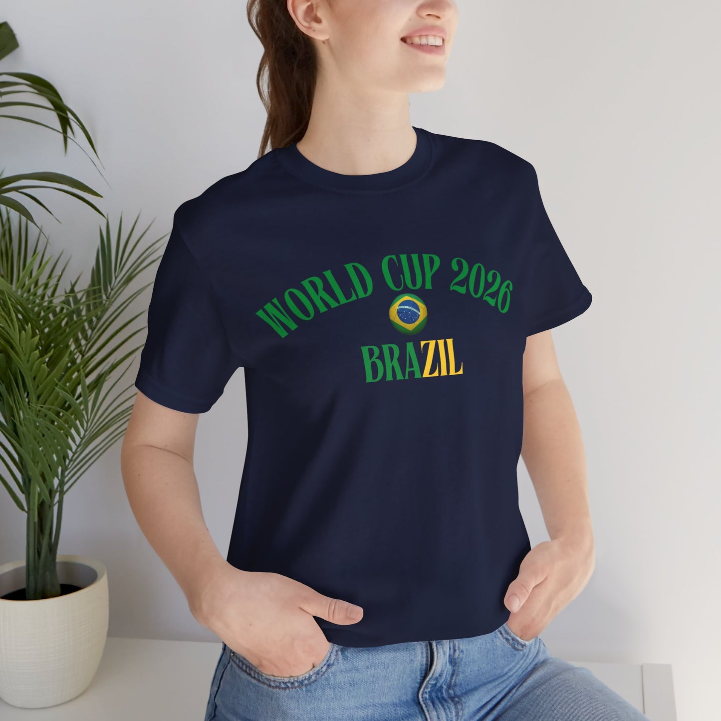 World Cup 2026 Brazil Tee – Brazil Soccer Fan T-Shirt
