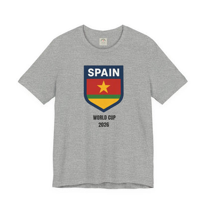 Spain World Cup 2026 Unisex Cotton Crew Tee by Printify