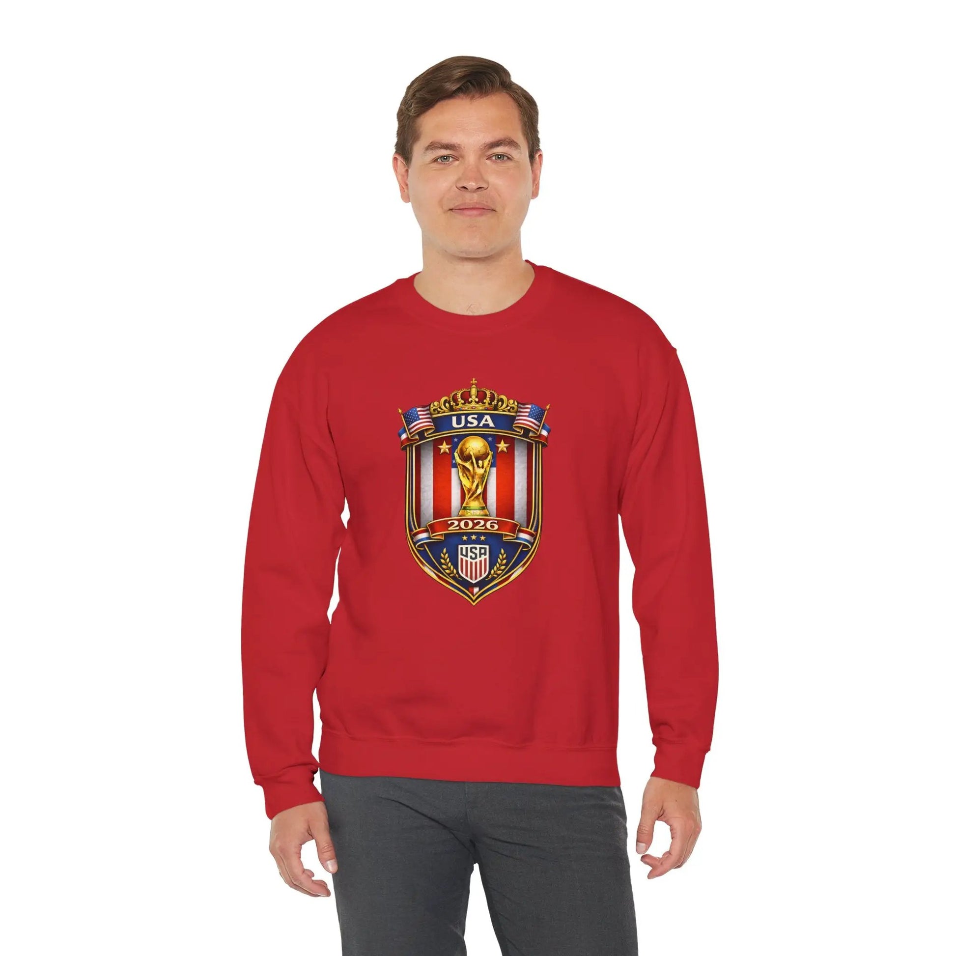 USA World Cup 2026 sweatshirt Crewneck Sweatshirt by Printify