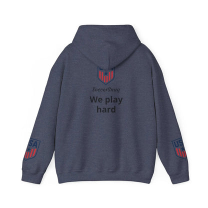 Customizable - SoccerSnug Heavy Blend Hoodie Unisex With Front Pocket Drawcord by Printify