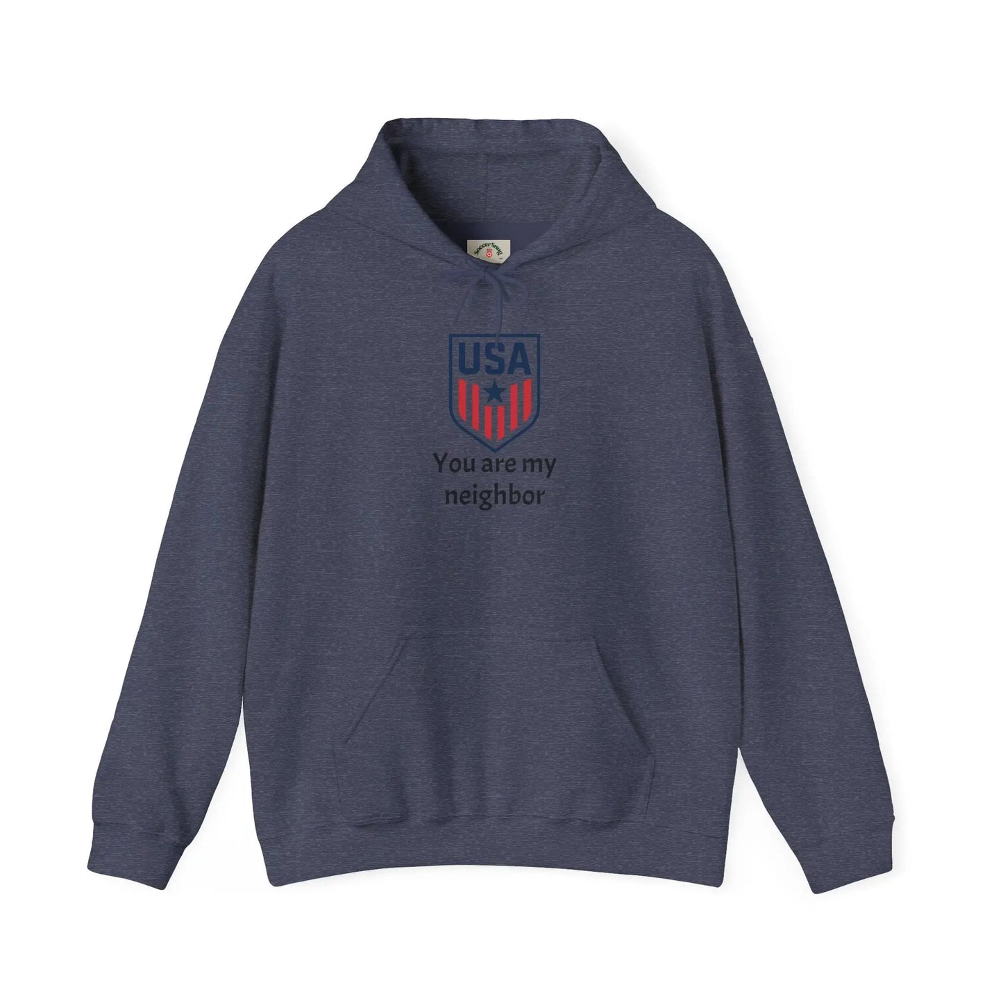 Gildan Heavy Blend Hoodie Unisex With Front Pocket Drawcord by Printify
