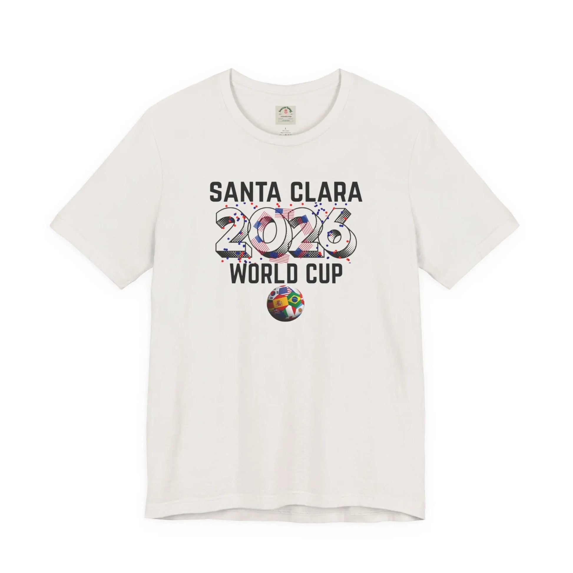 Santa Clare World Cup 2026 Unisex Cotton Crew Tee by Printify