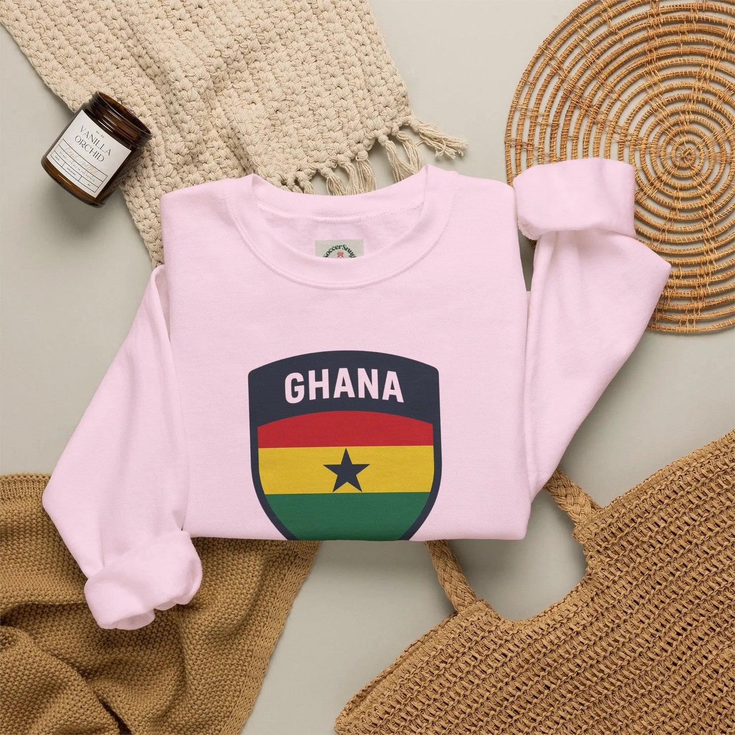 Ghana World Cup 2026 Unisex Heavy Blend Crewneck Sweatshirt by Printify