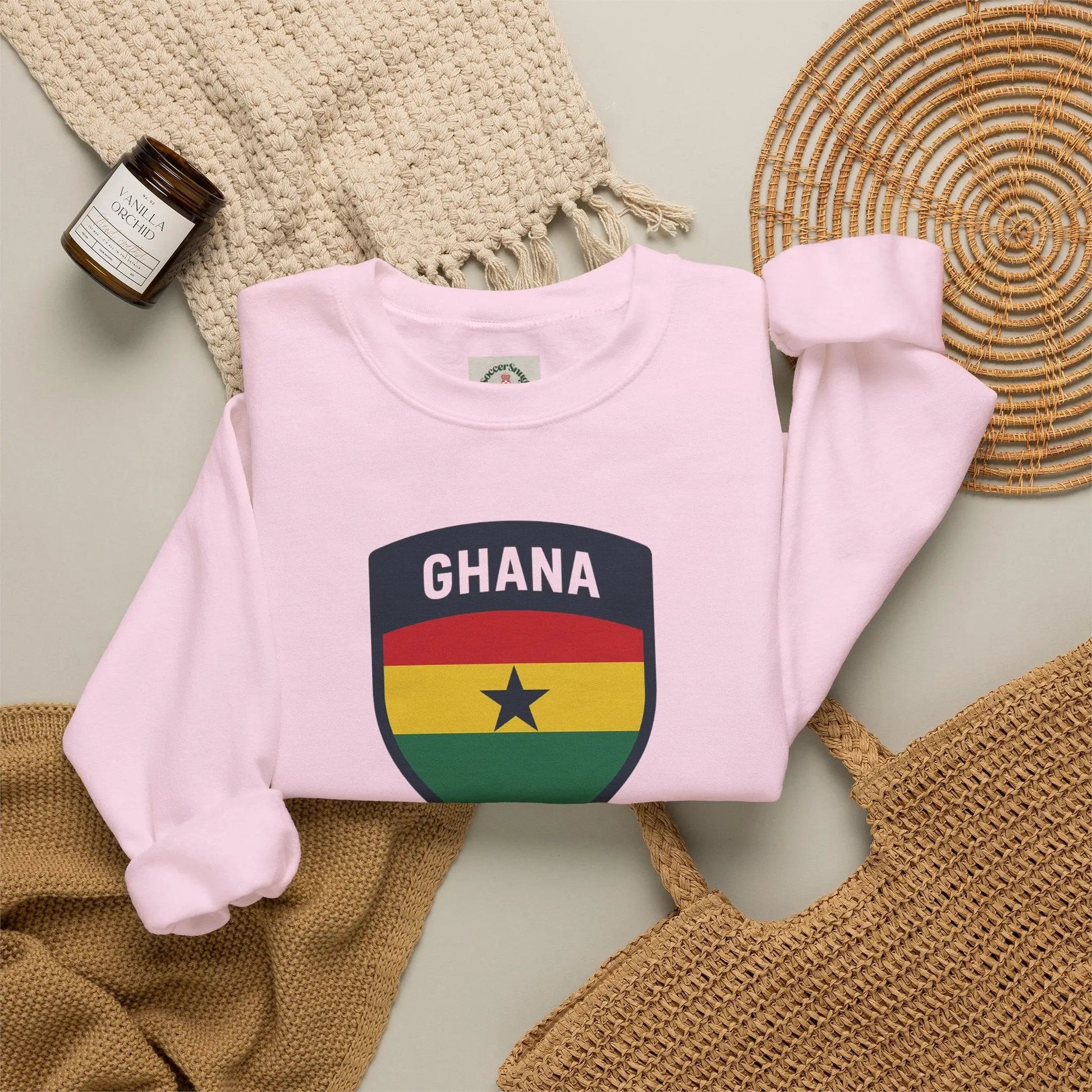 Ghana World Cup 2026 Unisex Heavy Blend Crewneck Sweatshirt by Printify