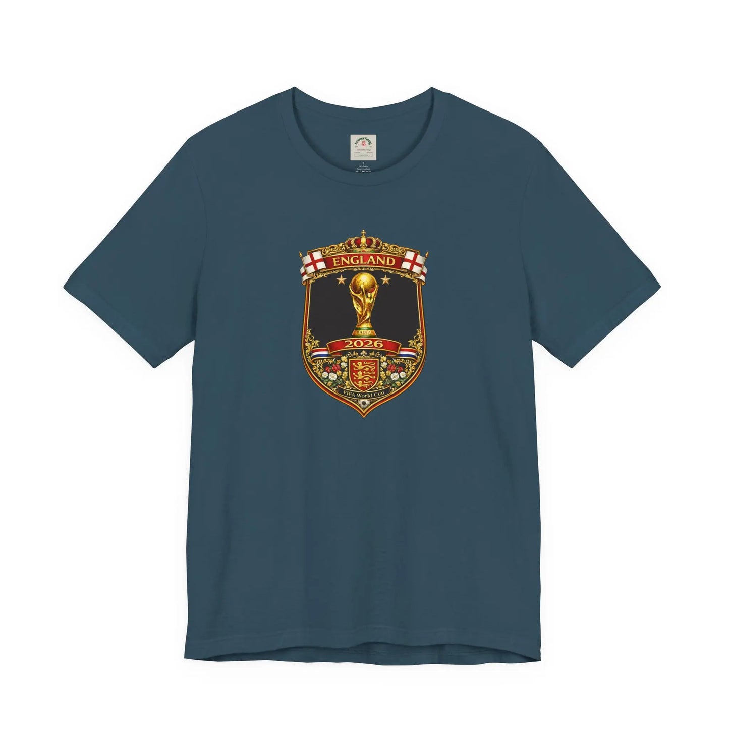 England World Cup 2026 Unisex Cotton Crew Tee by Printify