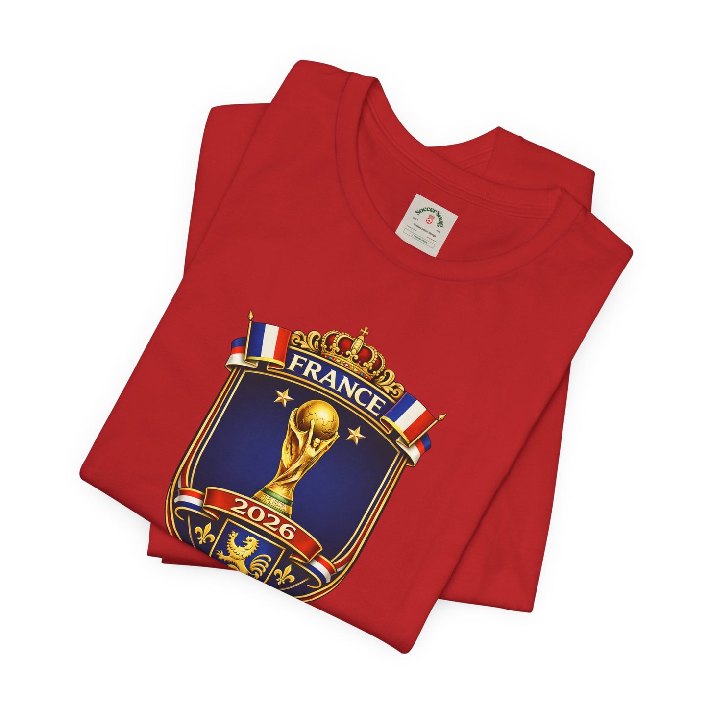 France World Cup 2026 Soccer Tee by Printify