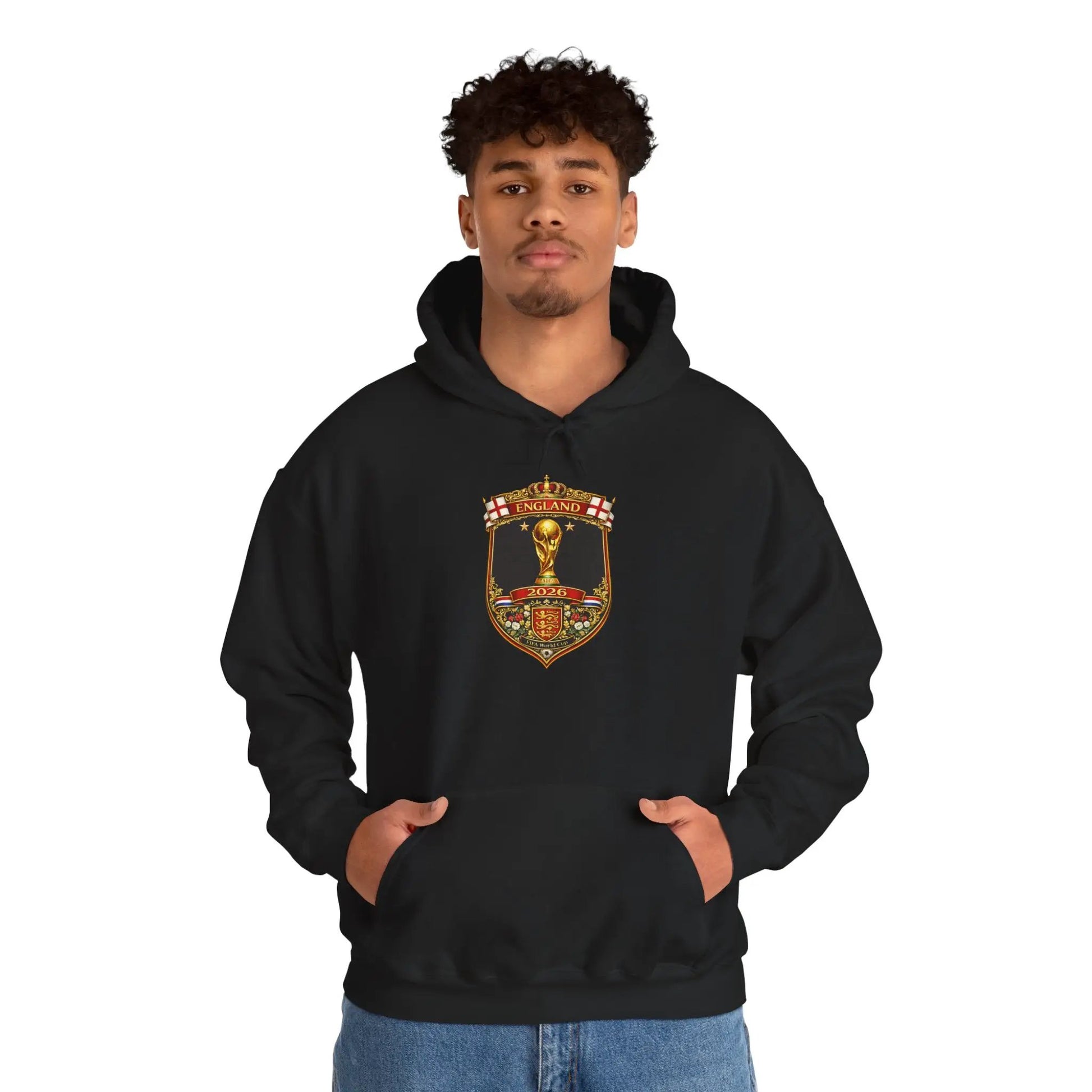 England World Cup Hooded Sweatshirt by Printify