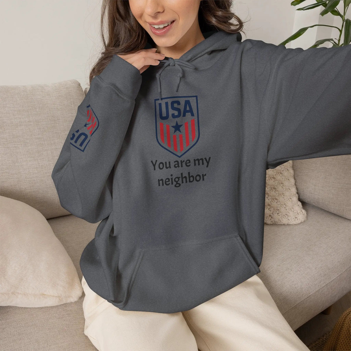 Customizable - SoccerSnug Heavy Blend Hoodie Unisex With Front Pocket Drawcord by Printify