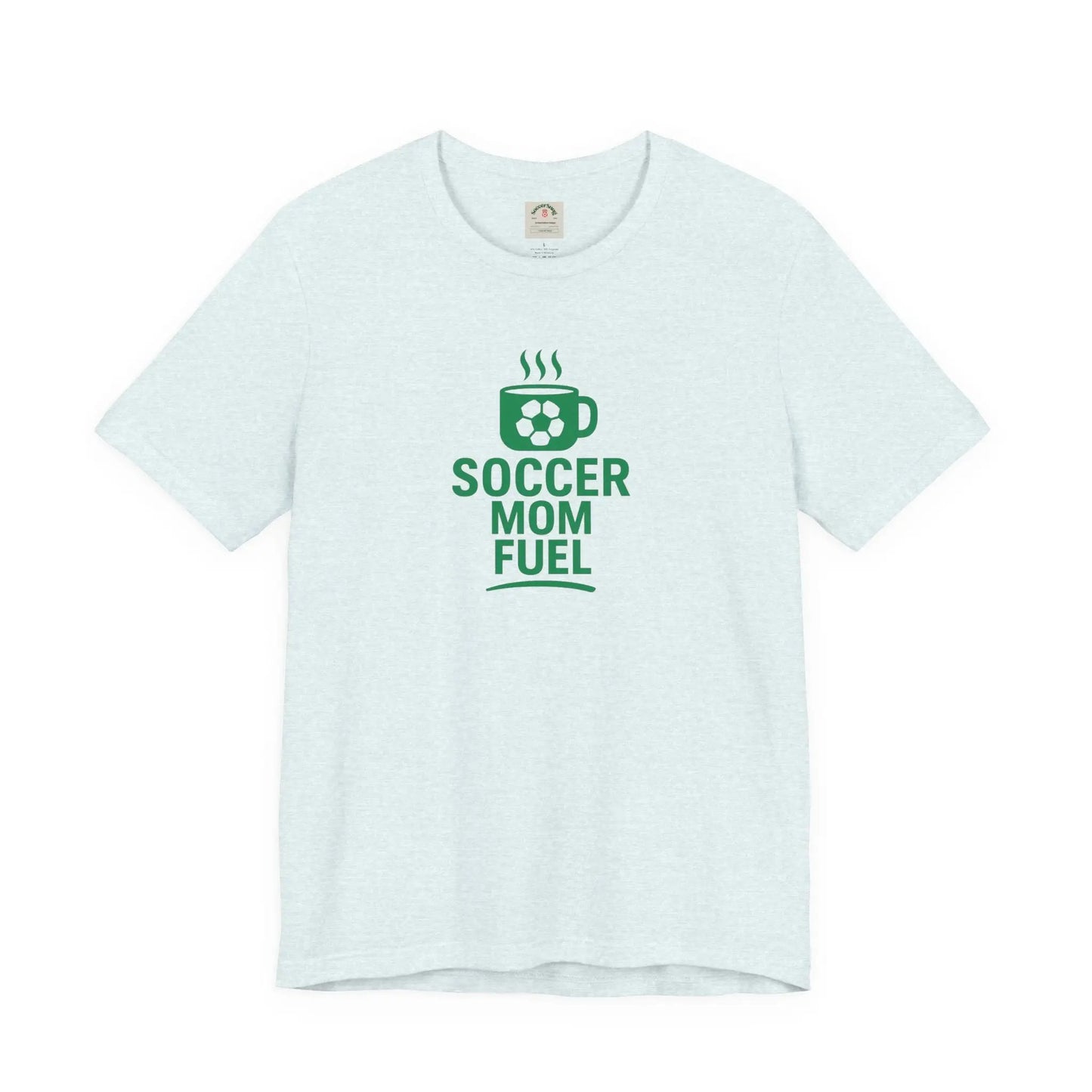 Soccer Mom Fuel T-Shirt — Coffee & Soccer Graphic Tee for Sports Moms by Printify