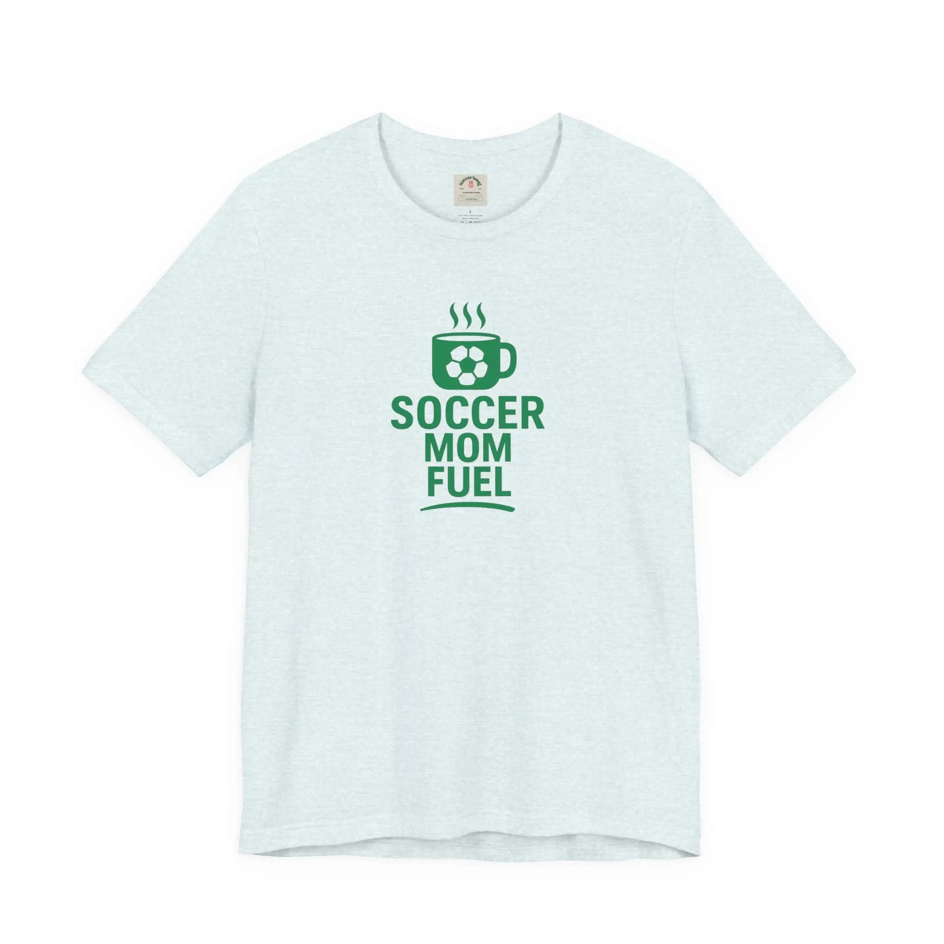 Soccer Mom Fuel T-Shirt — Coffee & Soccer Graphic Tee for Sports Moms by Printify