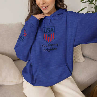 Customizable - SoccerSnug Heavy Blend Hoodie Unisex With Front Pocket Drawcord by Printify