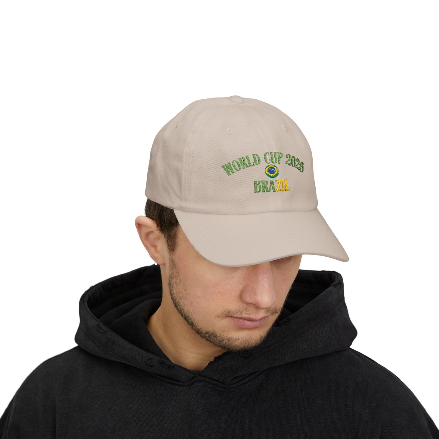World Cup 2026 Brazil Dad Cap – Embroidered Soccer Fan Hat