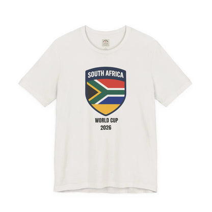 South Africa World Cup 2026 Unisex Cotton Crew Tee by Printify