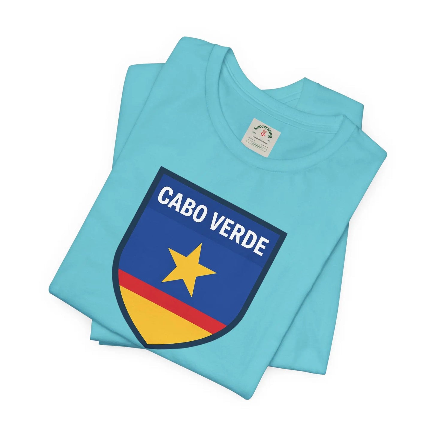 Cabo Verde Shield T‑Shirt — Cape Verde Pride Travel Tee by Printify