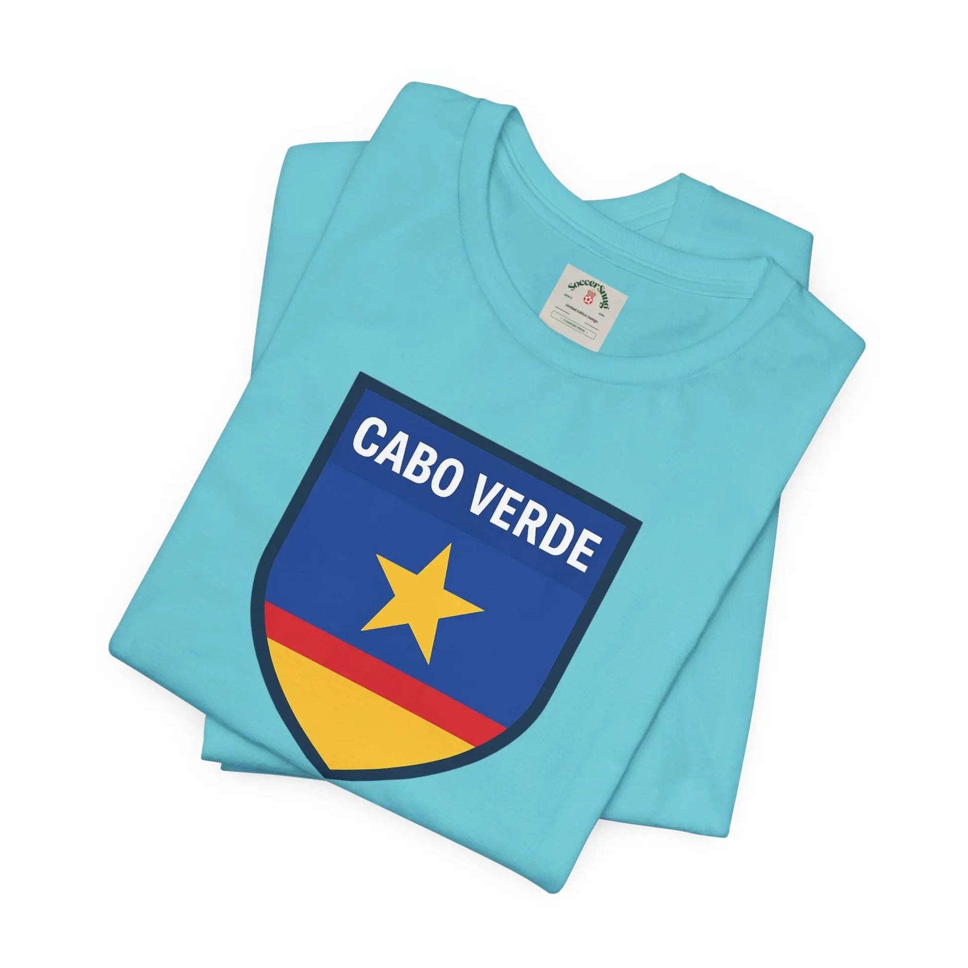 Cabo Verde Shield T‑Shirt — Cape Verde Pride Travel Tee by Printify