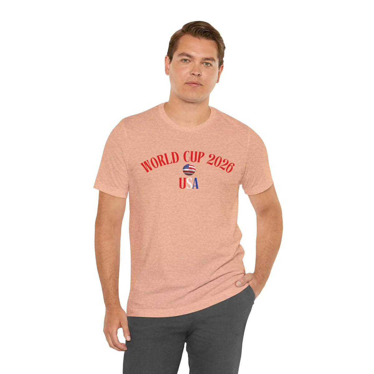 World Cup 2026 USA T-Shirt — Patriotic Soccer Tee by Printify