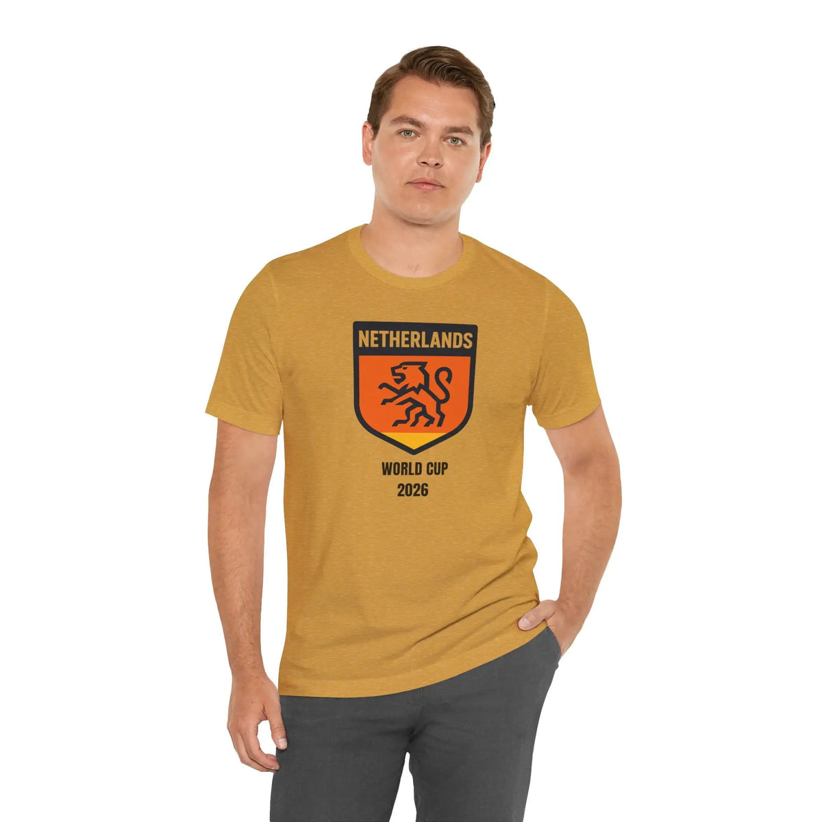 Netherlands World Cup 2026 Unisex Cotton Crew Tee by Printify