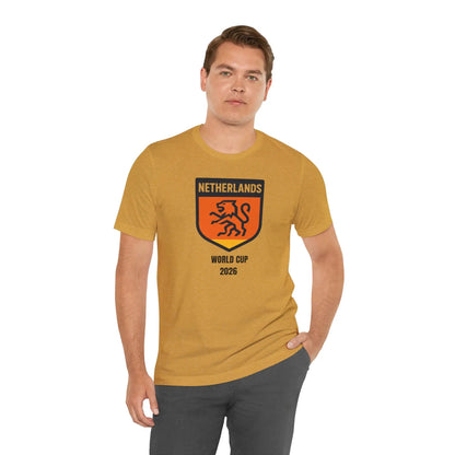 Netherlands World Cup 2026 Unisex Cotton Crew Tee by Printify