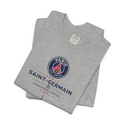 PSG Champions League Final Unisex Soccer Jersey Short Sleeve Tee by Printify