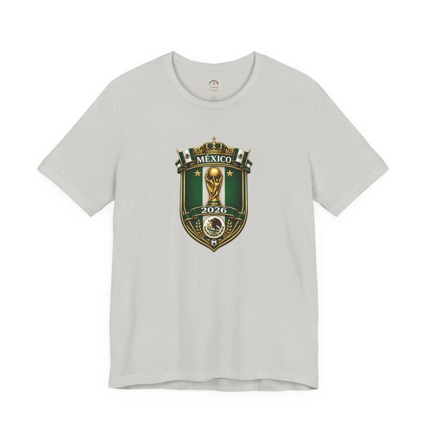 Mexico 2026 World Cup Crest T-Shirt — Soccer Fan Jersey Tee by Printify