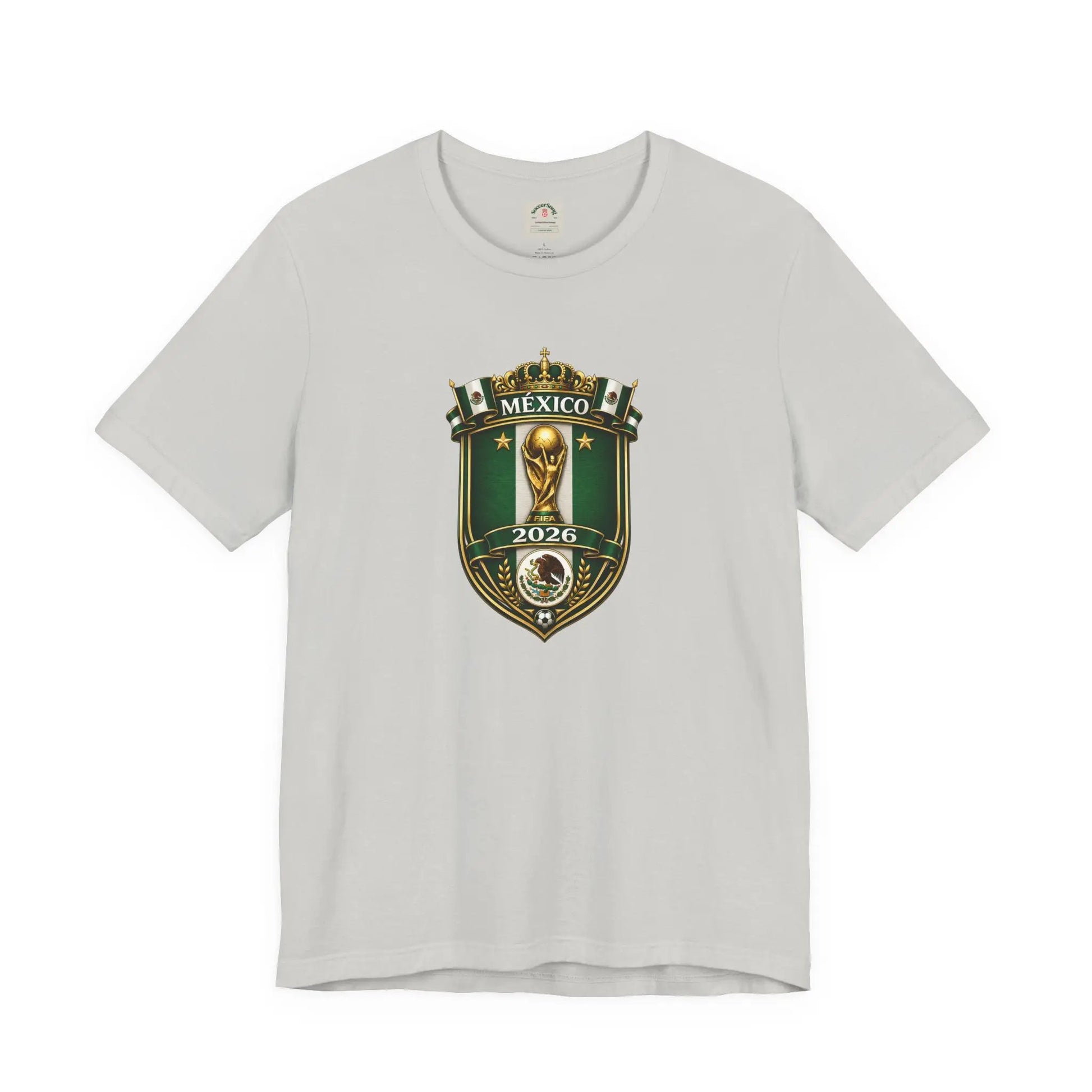 Mexico 2026 World Cup Crest T-Shirt — Soccer Fan Jersey Tee by Printify