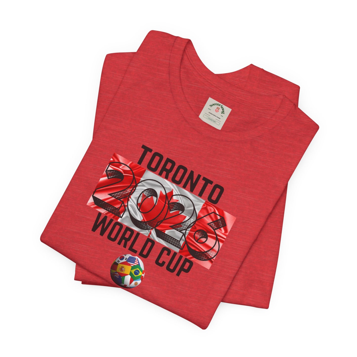 Toronto World Cup 2026 Host Unisex Cotton Crew Tee