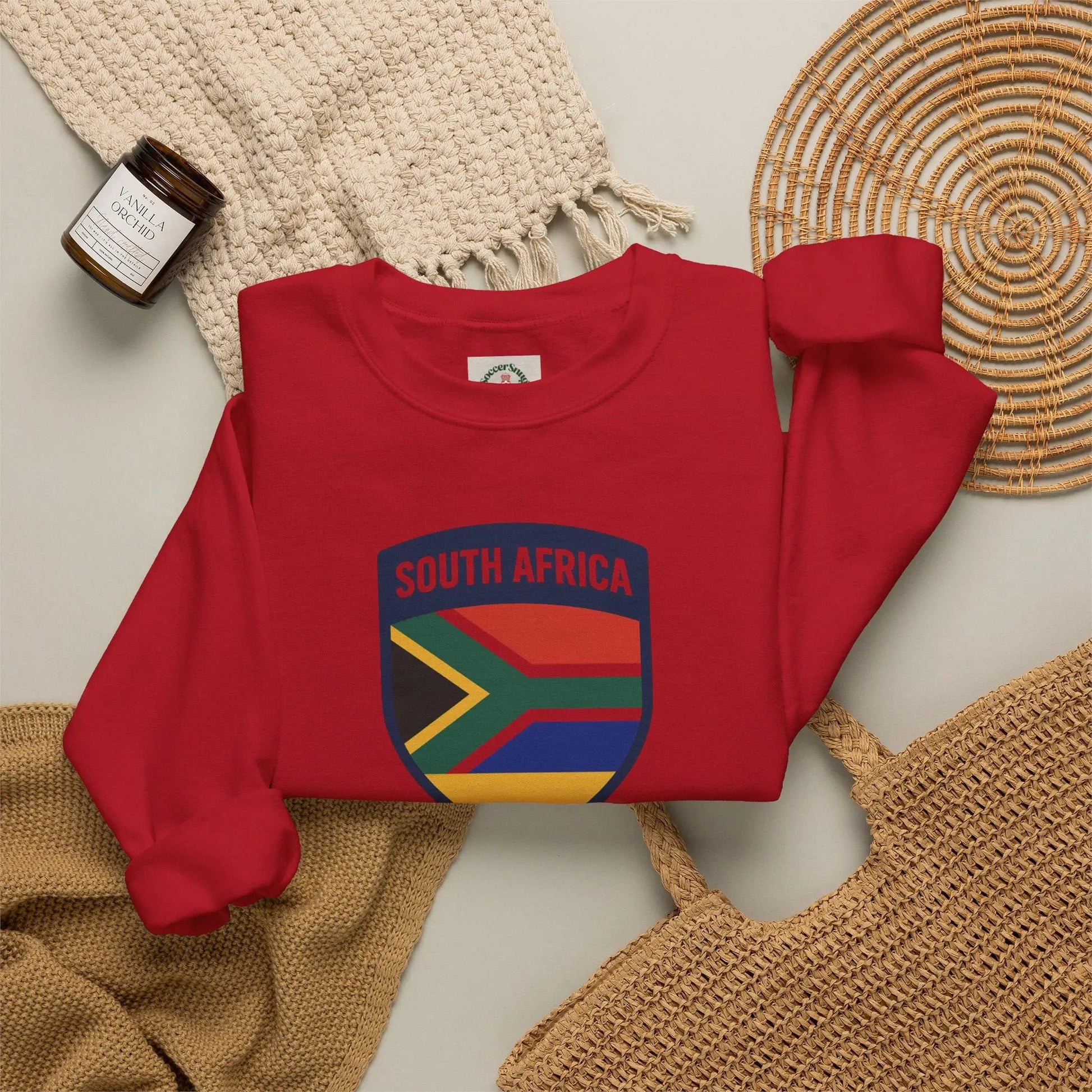 South Africa World Cup 2026 Unisex Heavy Blend™ Crewneck Sweatshirt by Printify