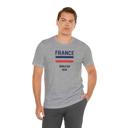 France World Cup 2026 Unisex Cotton Crew Tee by Printify