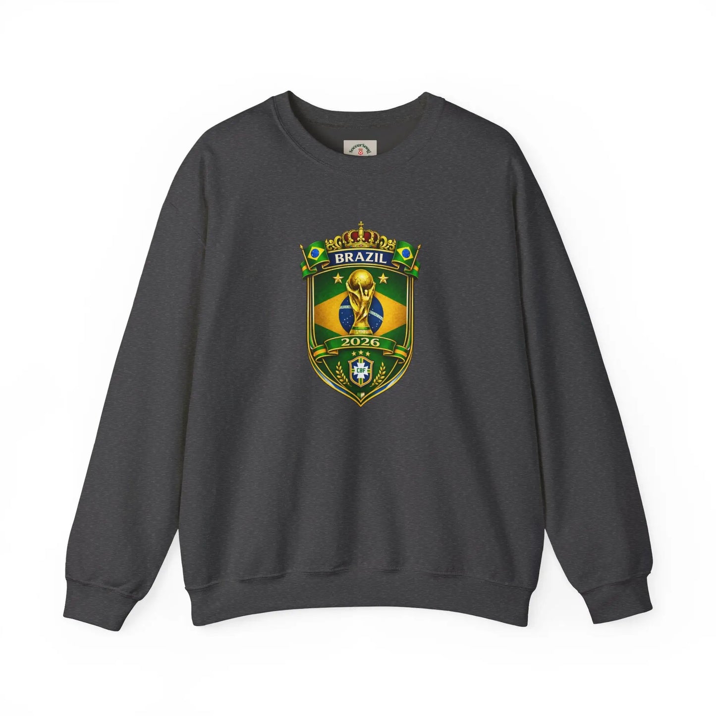 Brazil World Cup 2026 Crewneck Sweatshirt by Printify
