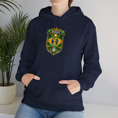 Brazil World Cup 2026 Hooded Sweatshirt by Printify