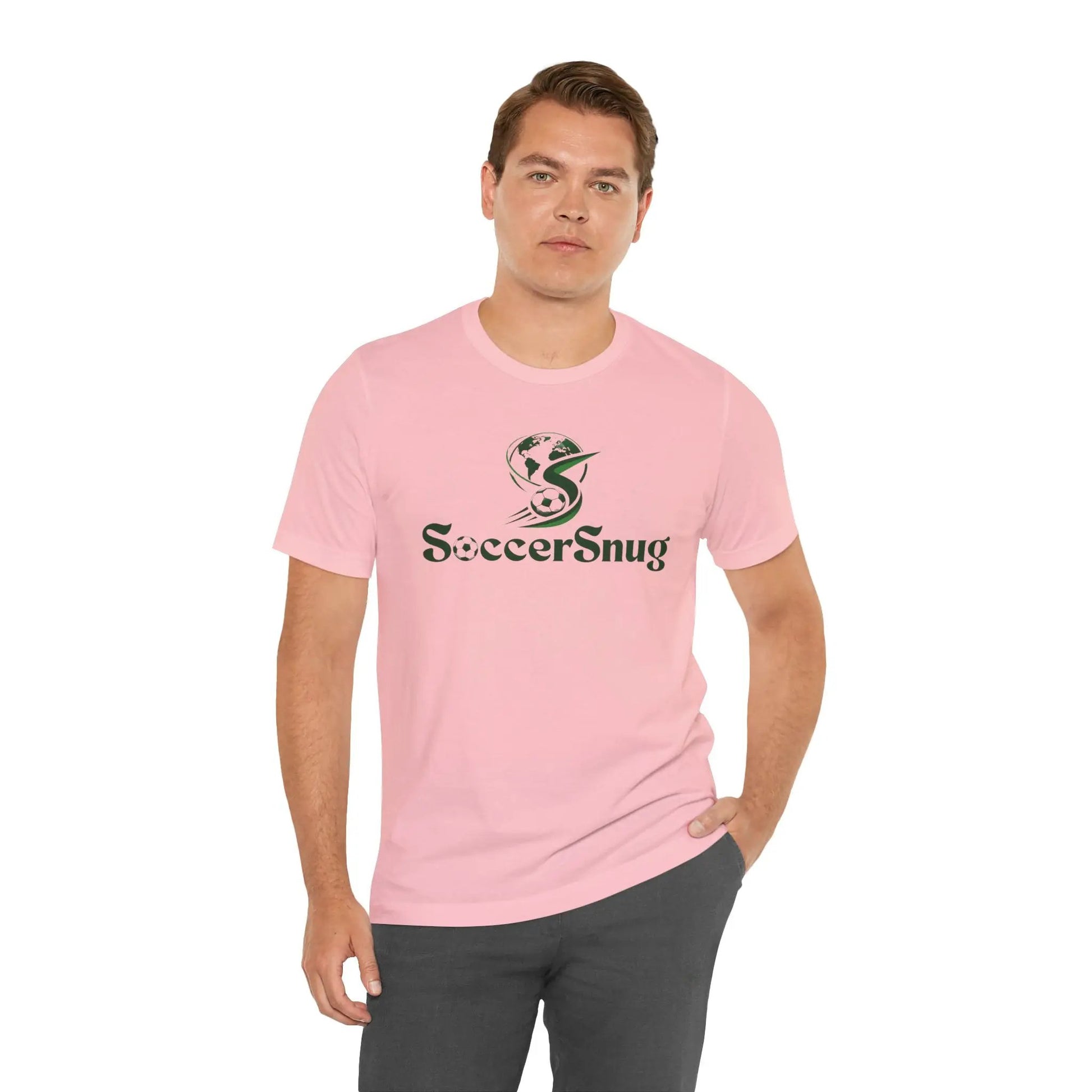 SoccerSnug Unisex Soccer Short Sleeve Tee by Printify