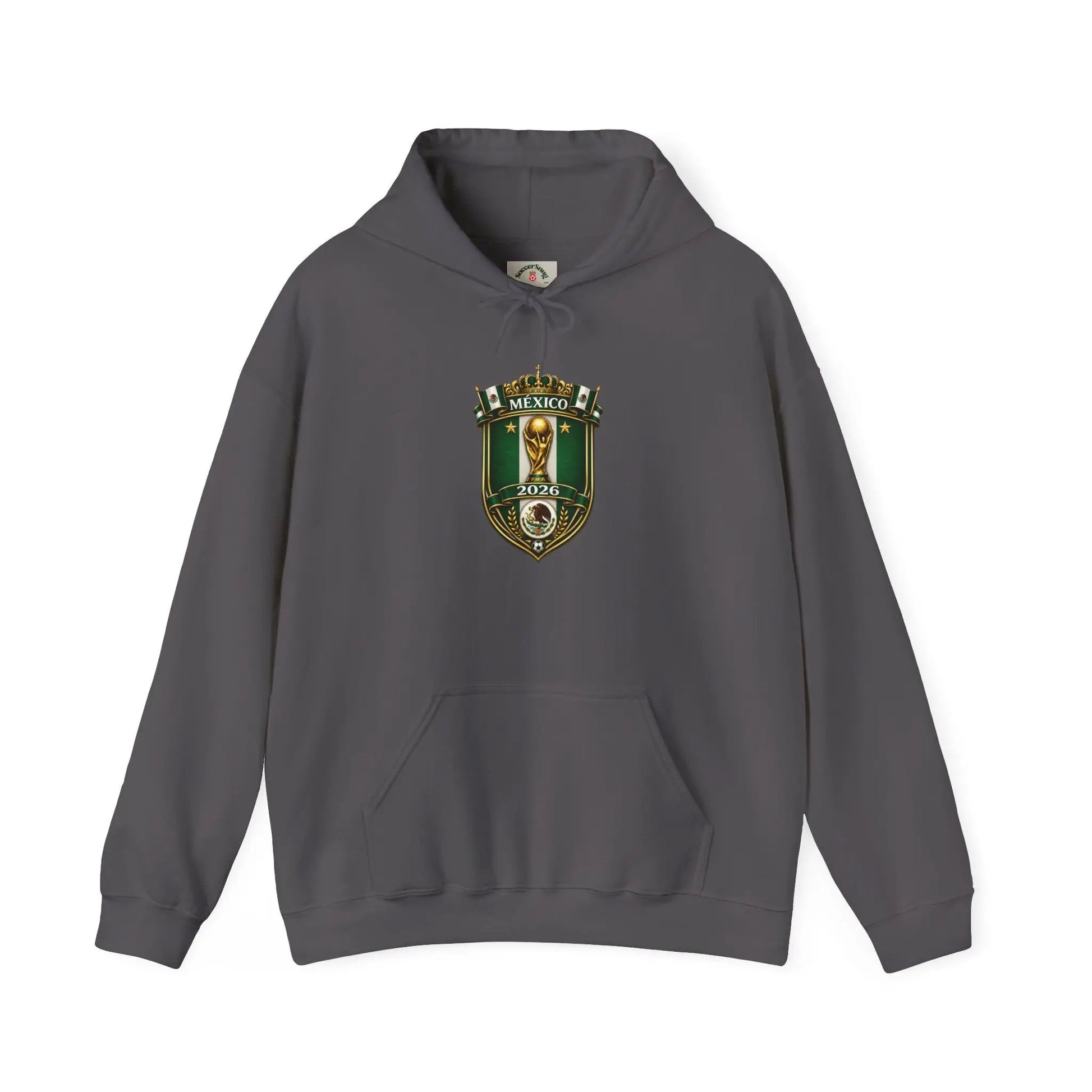 Mexico World Cup Slytherin Crest Hoodie – Hogwarts House Green Shield Pullover by Printify