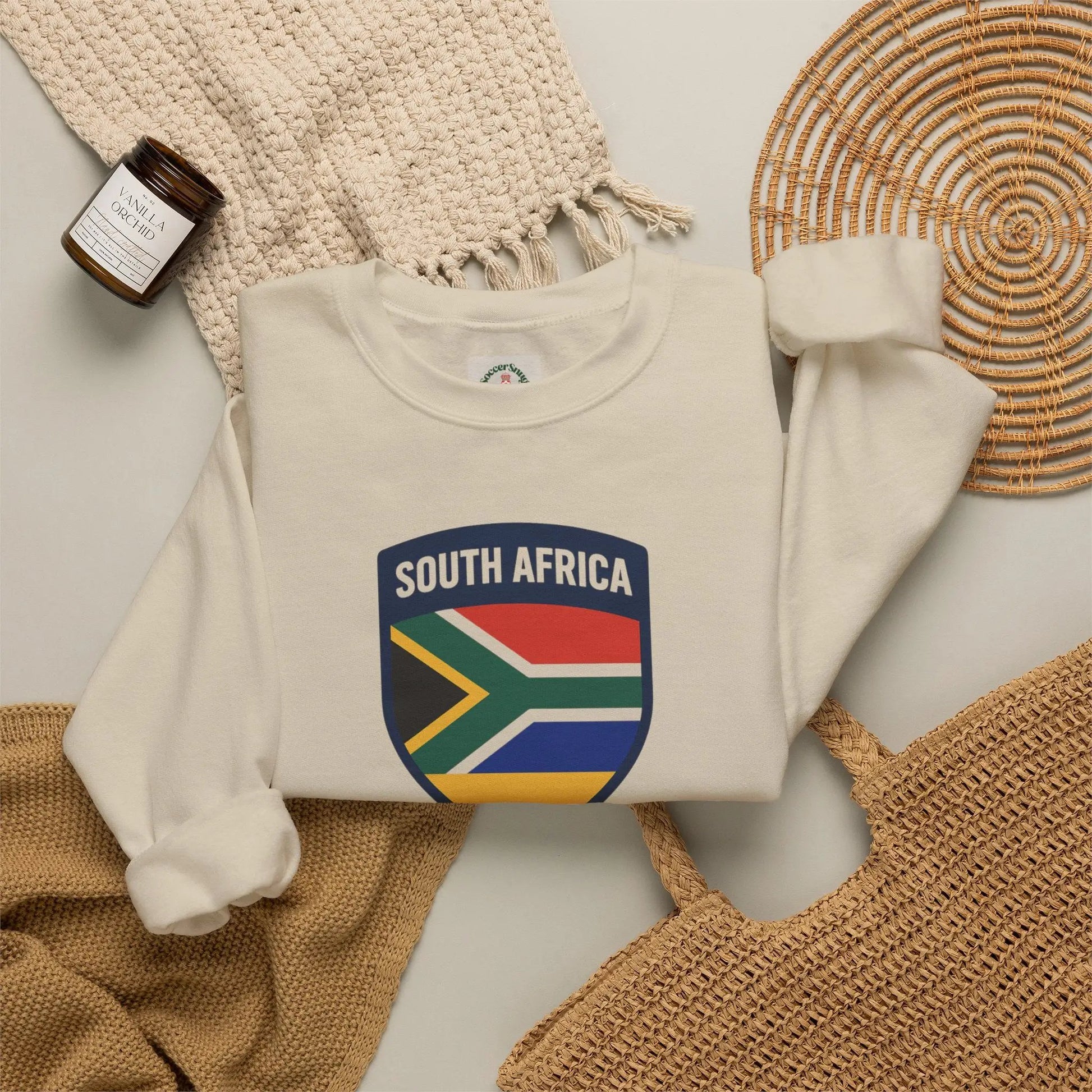 South Africa World Cup 2026 Unisex Heavy Blend™ Crewneck Sweatshirt by Printify