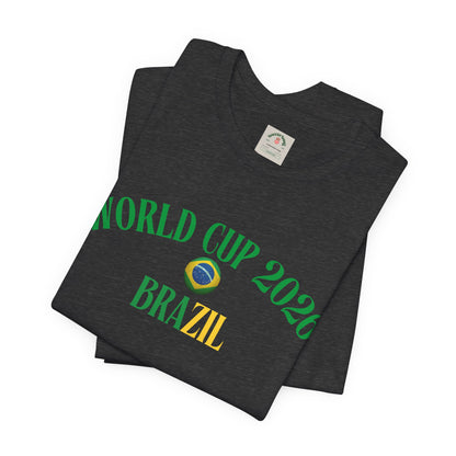 World Cup 2026 Brazil Tee – Brazil Soccer Fan T-Shirt