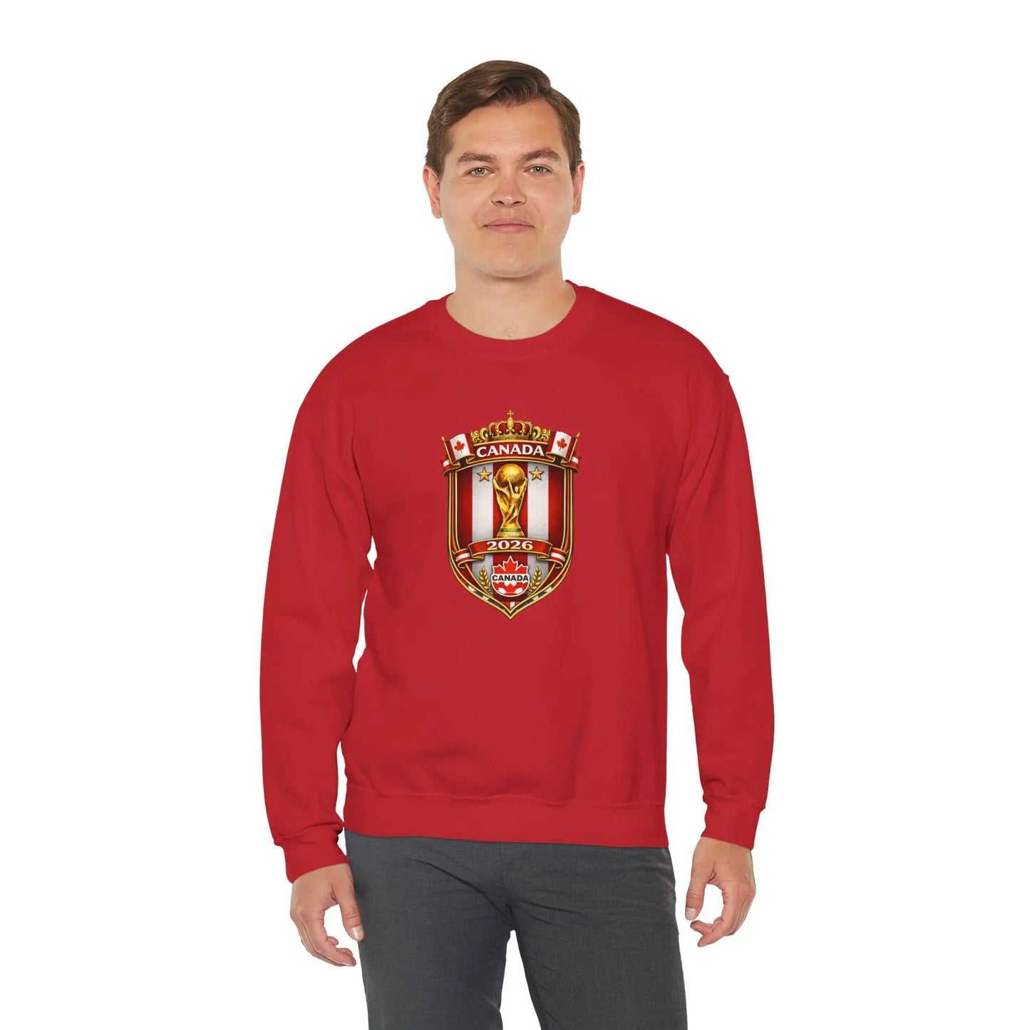 Canada World Cup 2026 Crewneck Sweatshirt by Printify