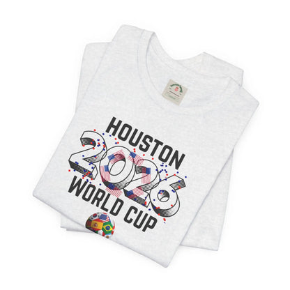 Houston World Cup 2026 Host Unisex Cotton Crew Tee by Printify