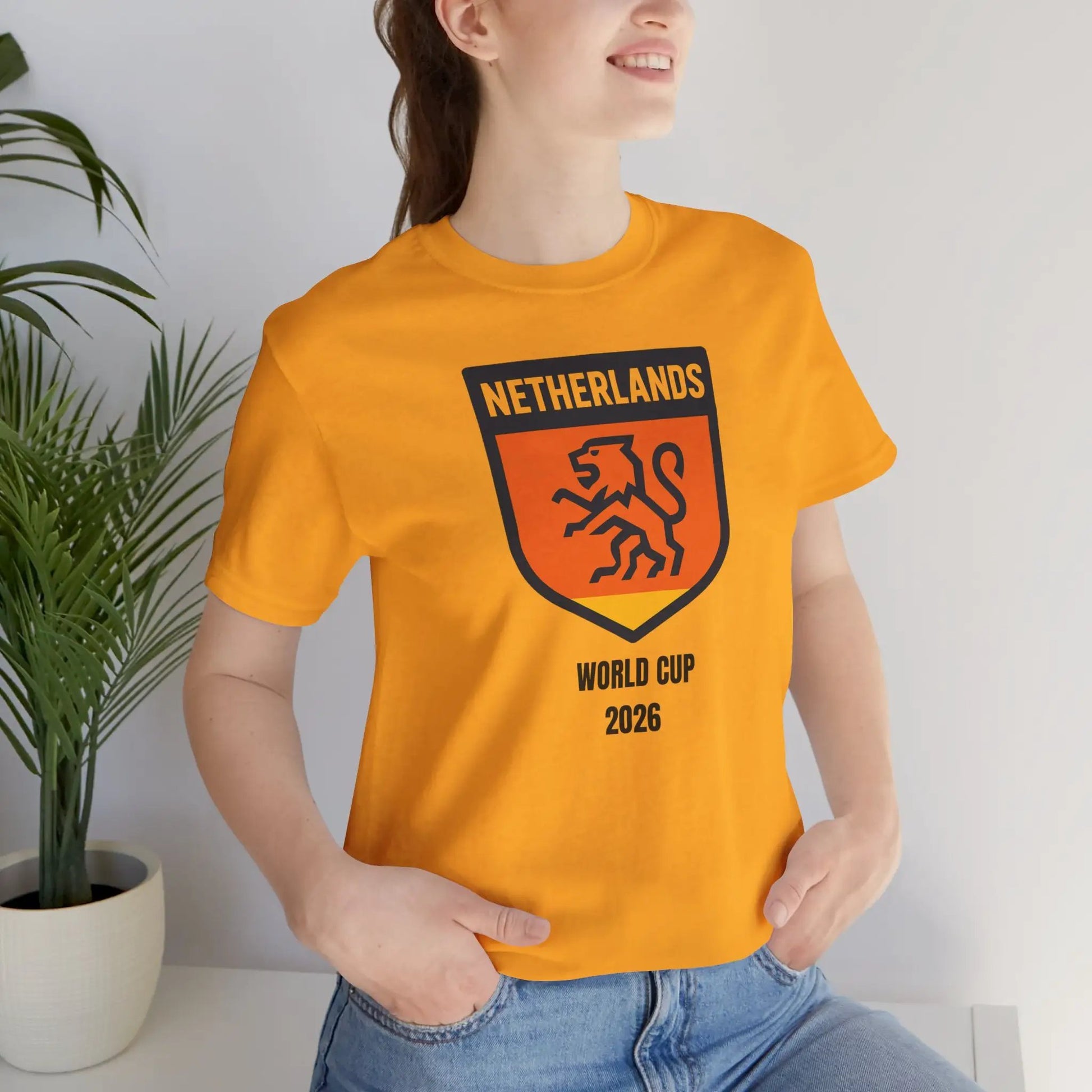 Netherlands World Cup 2026 Unisex Cotton Crew Tee by Printify
