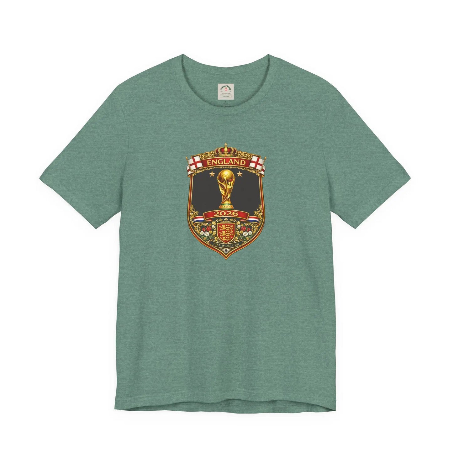 England World Cup 2026 Unisex Cotton Crew Tee by Printify