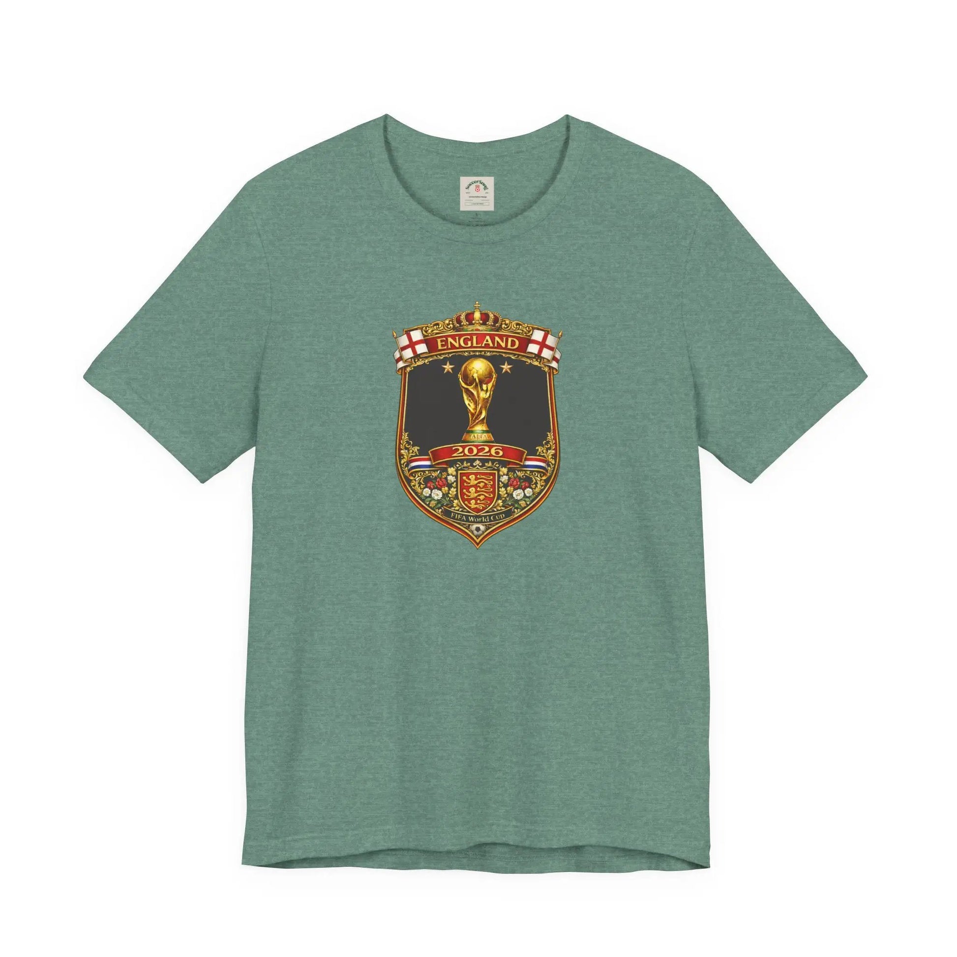 England World Cup 2026 Unisex Cotton Crew Tee by Printify