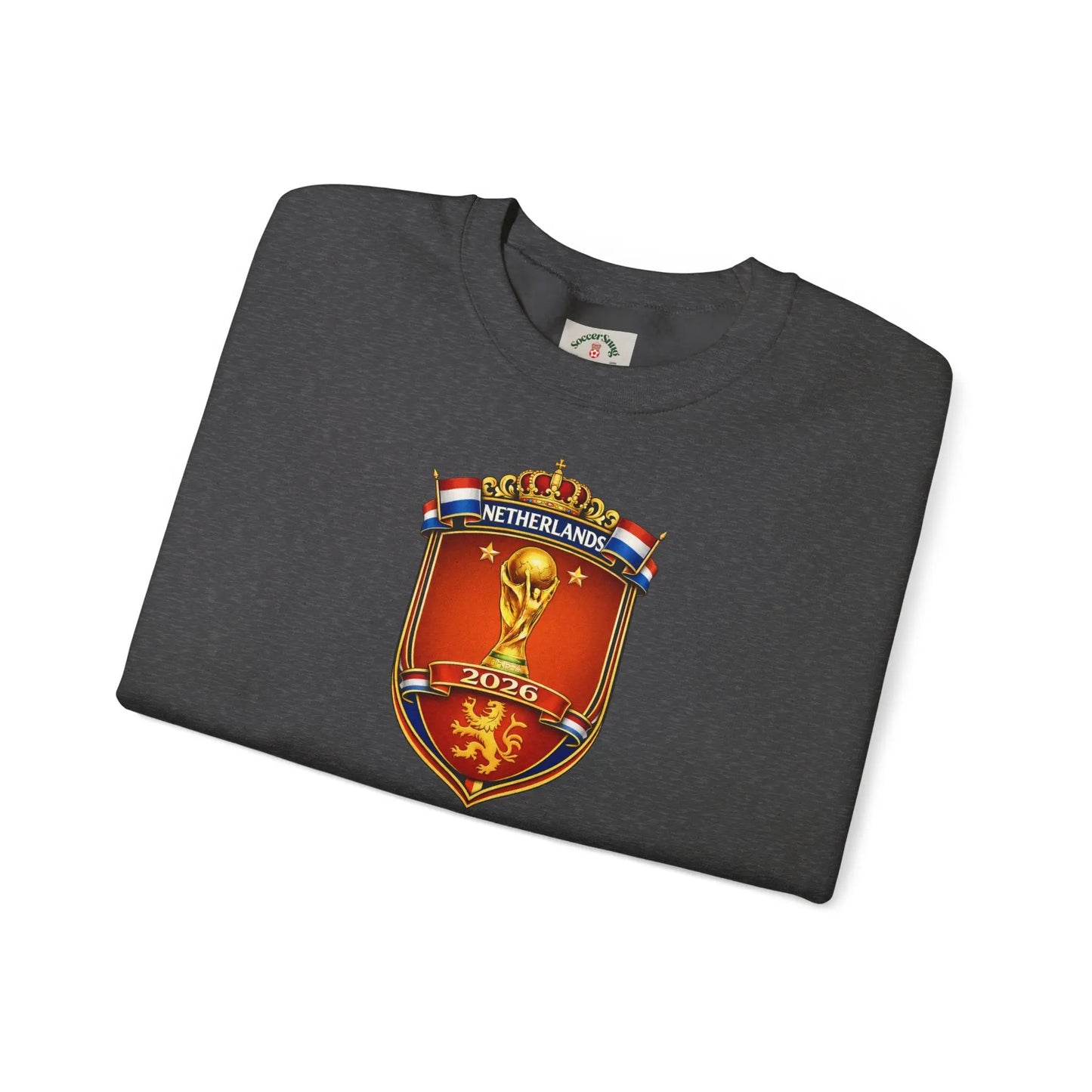 Netherlands 2026 World Cup Crest Crewneck by Printify