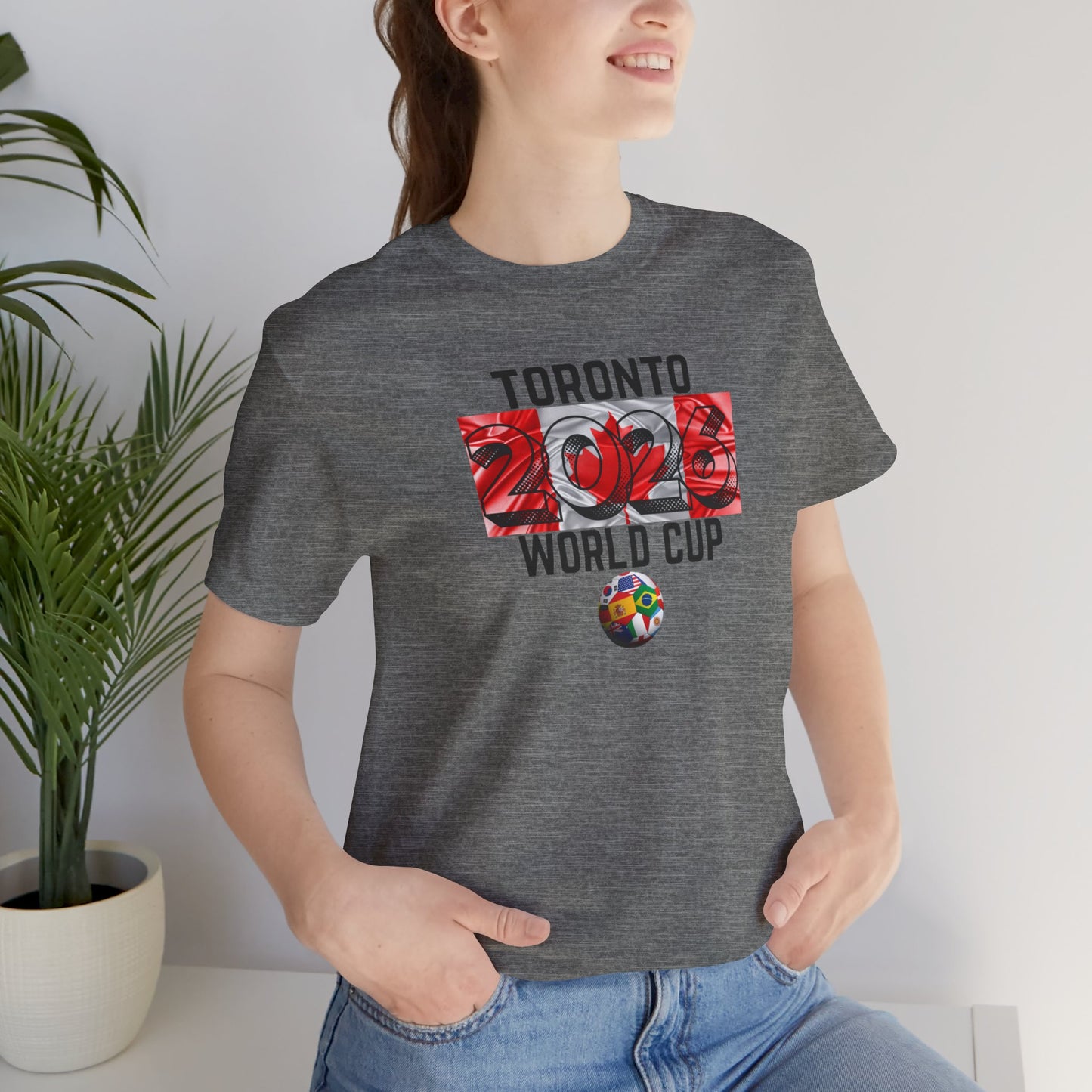 Toronto World Cup 2026 Host Unisex Cotton Crew Tee